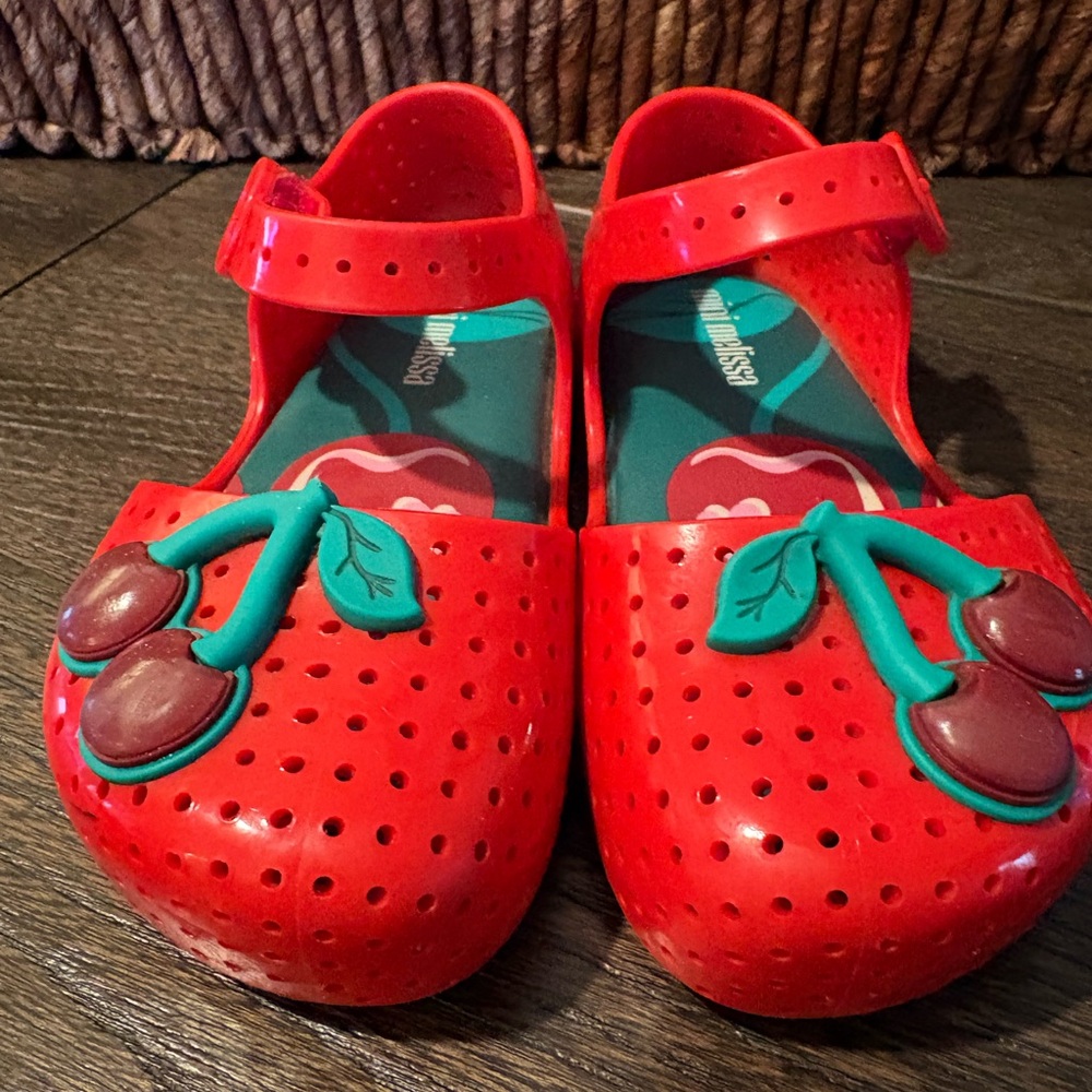 Mini Melissa Kids Cherry Shoes